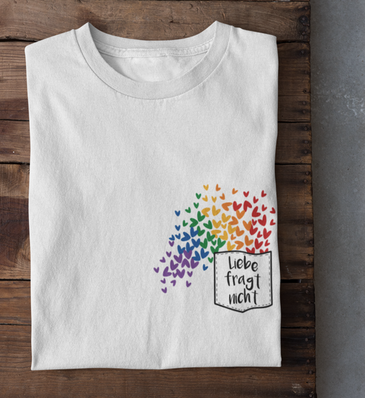 Liebe fragt nicht - Oversized - Organic - white