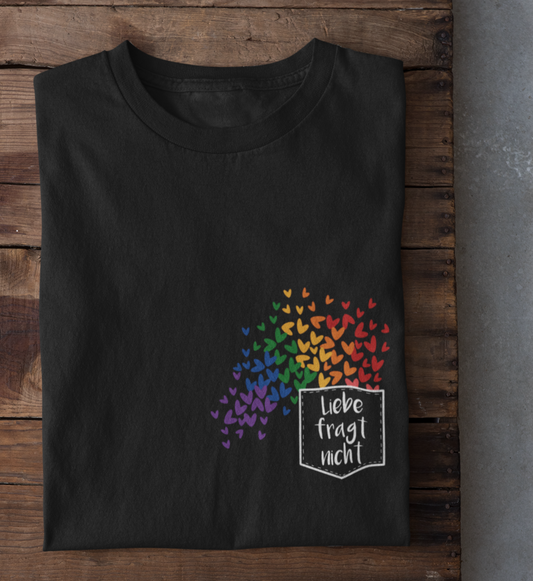 Liebe fragt nicht - Oversized - Organic - black