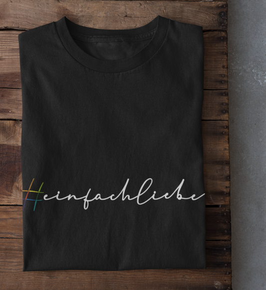 #einfachliebe - Shirt - black