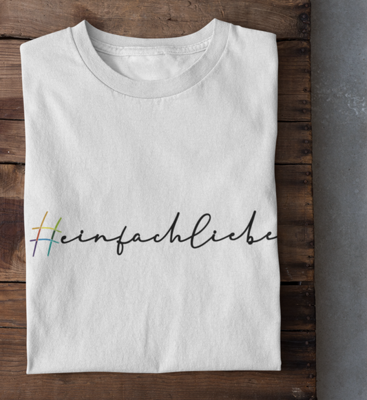 #einfachliebe - Shirt - white