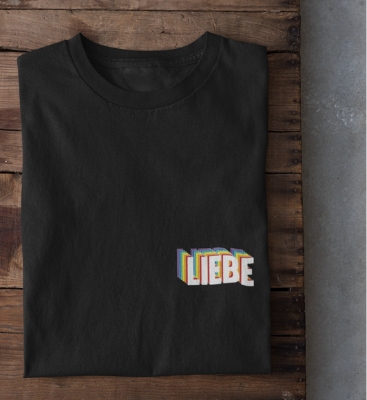 Liebe Rainbow - Shirt - dark