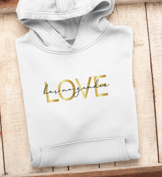 Love has no gender - Hoodie - white