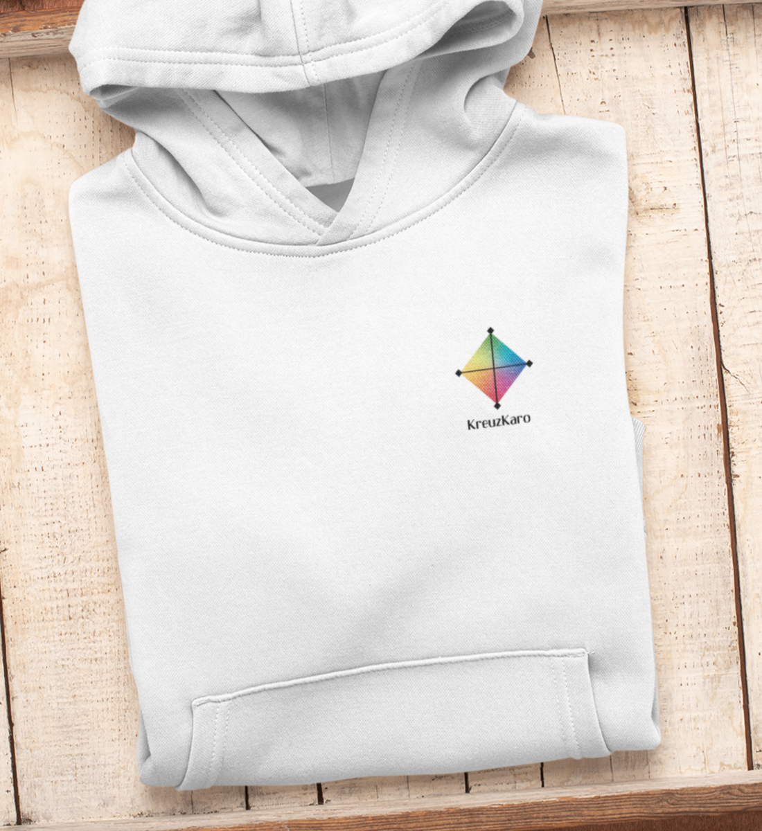 KreuzKaro - Hoodie - dunkles Logo - klein