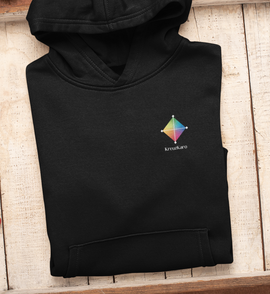 KreuzKaro - Hoodie - helles Logo - klein