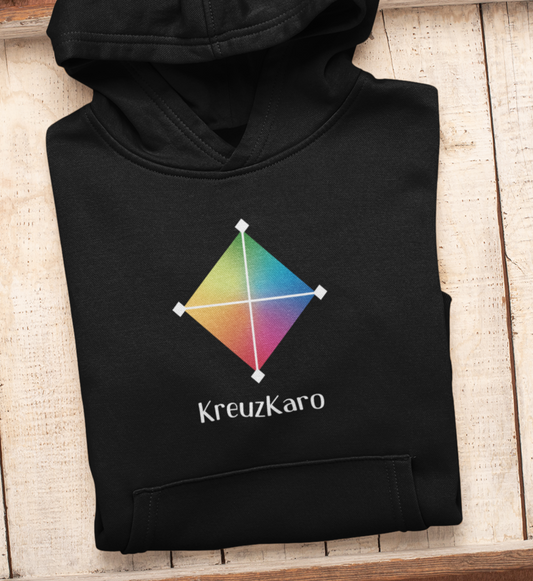 KreuzKaro - Hoodie - helles Logo - groß