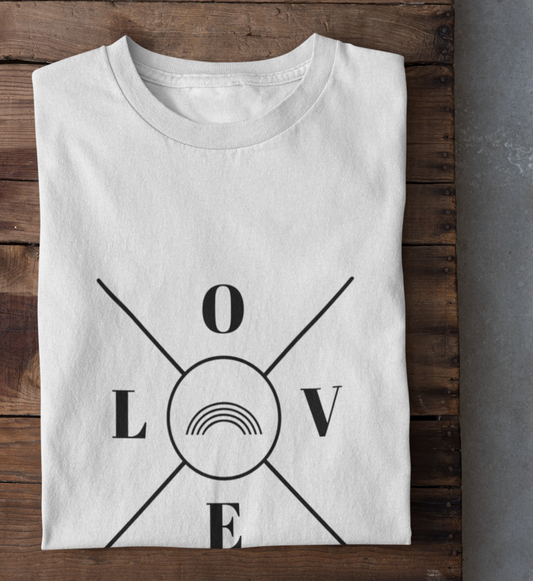 Love - Shirt - white