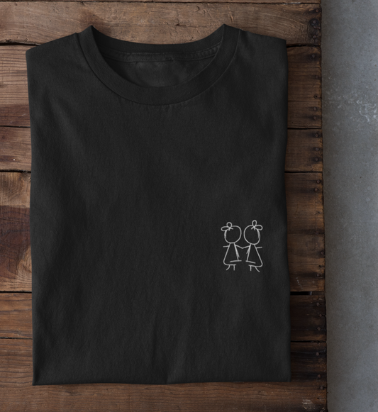 Mädchen - Oversized - Organic - black - klein