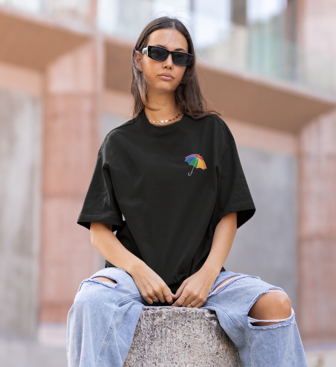 Umbrella - Oversized - Organic - black