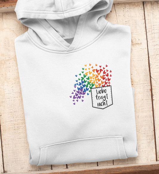 Liebe fragt nicht - Hoodie - light