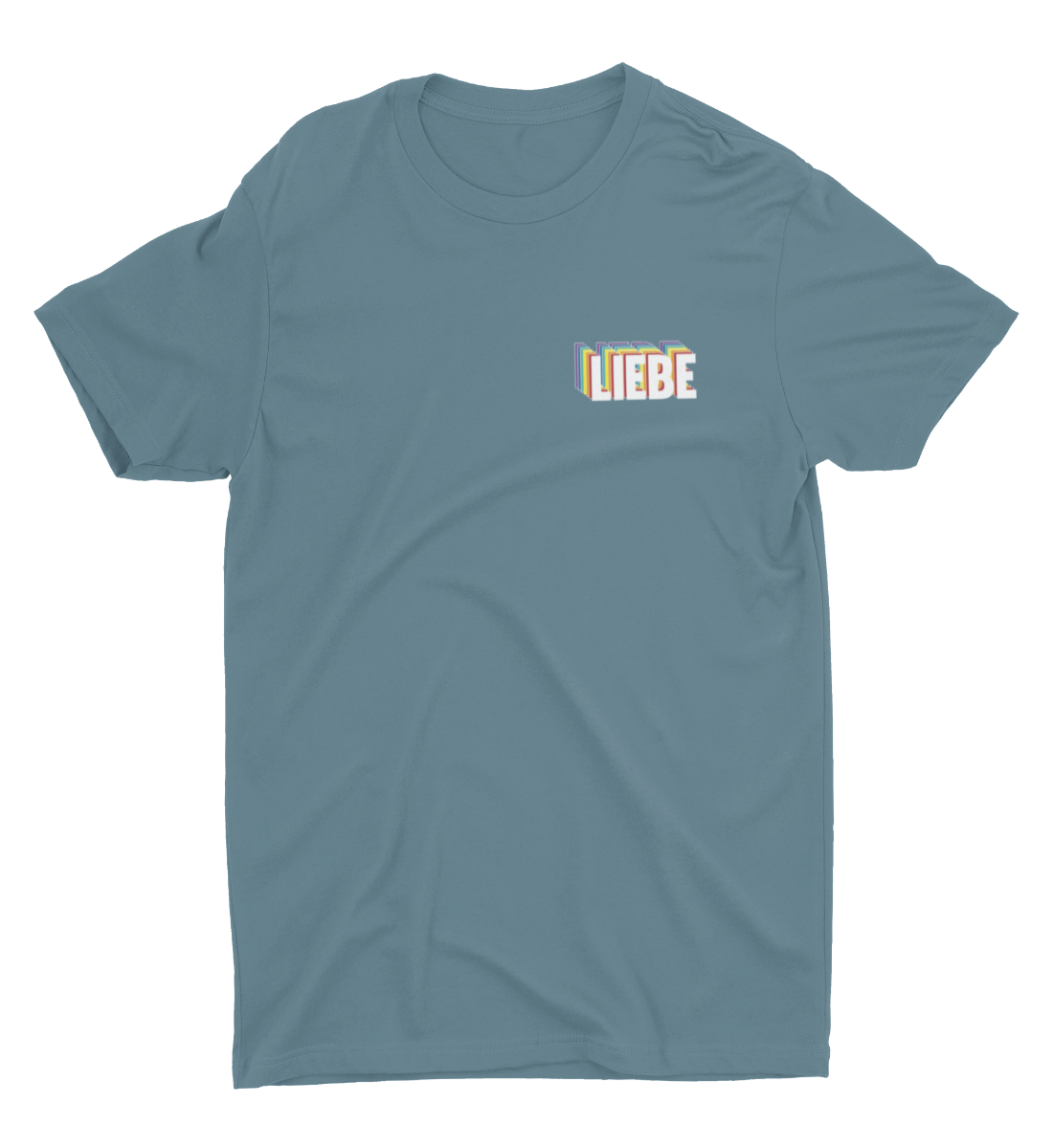 Liebe Rainbow - Shirt - dark