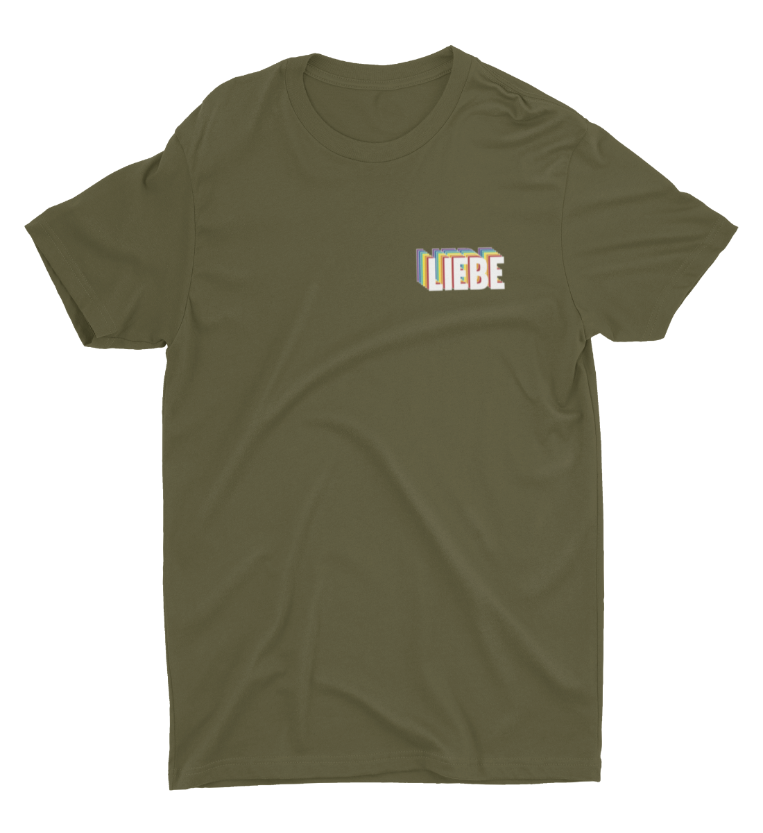 Liebe Rainbow - Shirt - dark